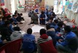 تصاویری از برگزاری کارگاه صنایع دستی دانش آموزان پایه هشتم مدرسه امام سجاد (ع) در مرکز جامع توانبخشی توانا