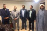دیدار اعضای شورای اسلامی شهر بافق  با مدیر عامل صندوق بازنشستگی فولاد کشور