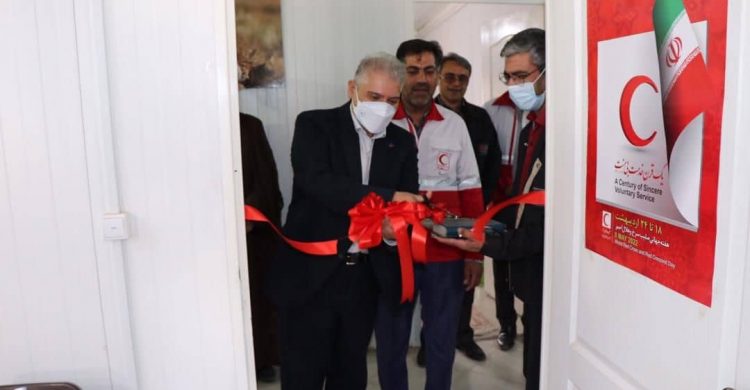 افتتاح نُهُمین خانه هلال شهرستان بافق در مجتمع سنگ آهن فلات مرکزی ایران