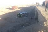 واژگونی خودروی سمند در محور یزد- بافق با ۱ کشته و ۴ مصدوم