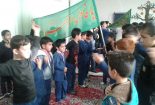 برگزاری مراسم عزاداری حضرت فاطمه زهرا (س ) در مدرسه پسرانه سما به روایت تصویر
