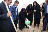 برگزاری مراسم درختکاری با حضور مسوولان استان و شهرستان بافق