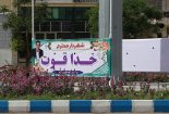 اقدام خودجوش در نصب بنر تقدیر از شهردار بافق
