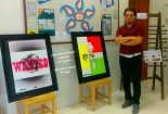 گزارش تصویری نمایشگاه آثار  طراحی هنرمند بافقی به مناسبت روز ملی یوزپلنگ ایرانی