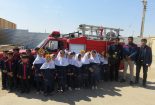 آموزش ایمنی و آتش نشانی در مدرسه سما دانشگاه آزاد اسلامی بافق