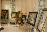 افتتاح نمایشگاه آثار هنرهای تجسمی هنرمندان بافقی در هتل علمدار