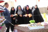 افتتاح کارگاه شیرینی گل رز در بافق