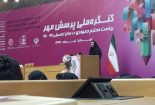 در مراسم کشوری،زهرا شمس الدینی قطرمی به عنوان برگزیده پرسش مهر ریاست جمهوری تجلیل شد