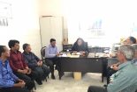 نشست مسئولین هیئت های مذهبی با سرپرست شبکه دامپزشکی بافق