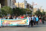 پیاده روی همگانی ۲ هزار نفری در بافق برگزار شد