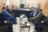 دیدار فرماندار بافق با مدیرکل نوسازی ، توسعه و تجهیز مدارس استان یزد