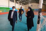 بازدید مدیر کل ورزش و جوانان استان یزد از پروژه های در دست اقدام اداره ورزش و جوانان شهرستان بافق