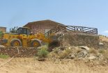 اجرای حکم خلع ید و قلع و قمع ساخت و سازهای غیر مجاز در بیش از ۵ هزار و ۶۰۰ مترمربع از اراضی ملی شهرستان بافق